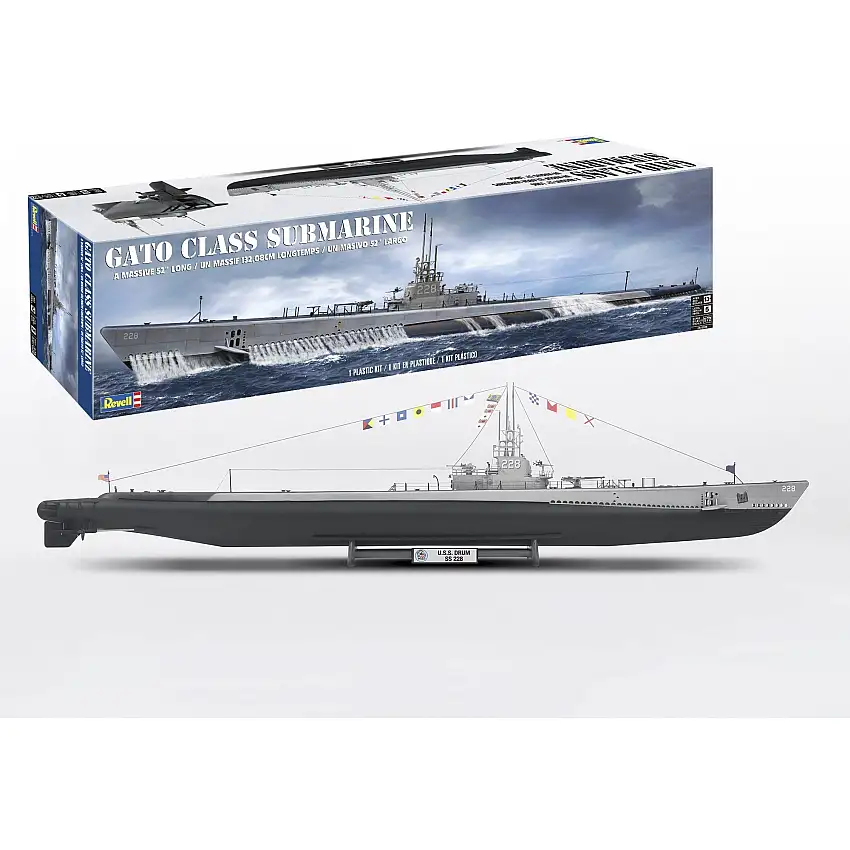 Revell 1/72 Gato Class Submarine