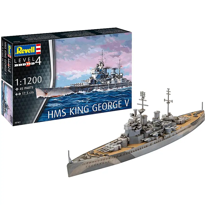 Revell of Germany 1/1200 HMS King George V