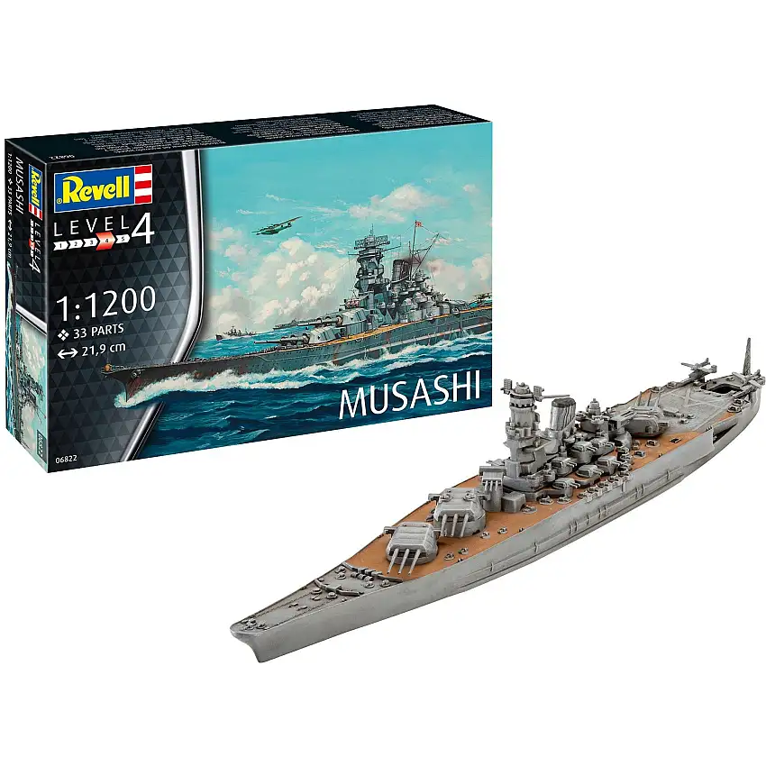 Revell of Germany 1/1200 Musashi