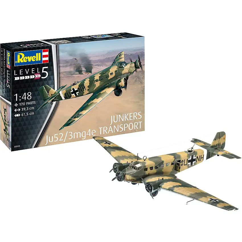 Revell of Germany 1/48 Junkers Ju52/3m Transport