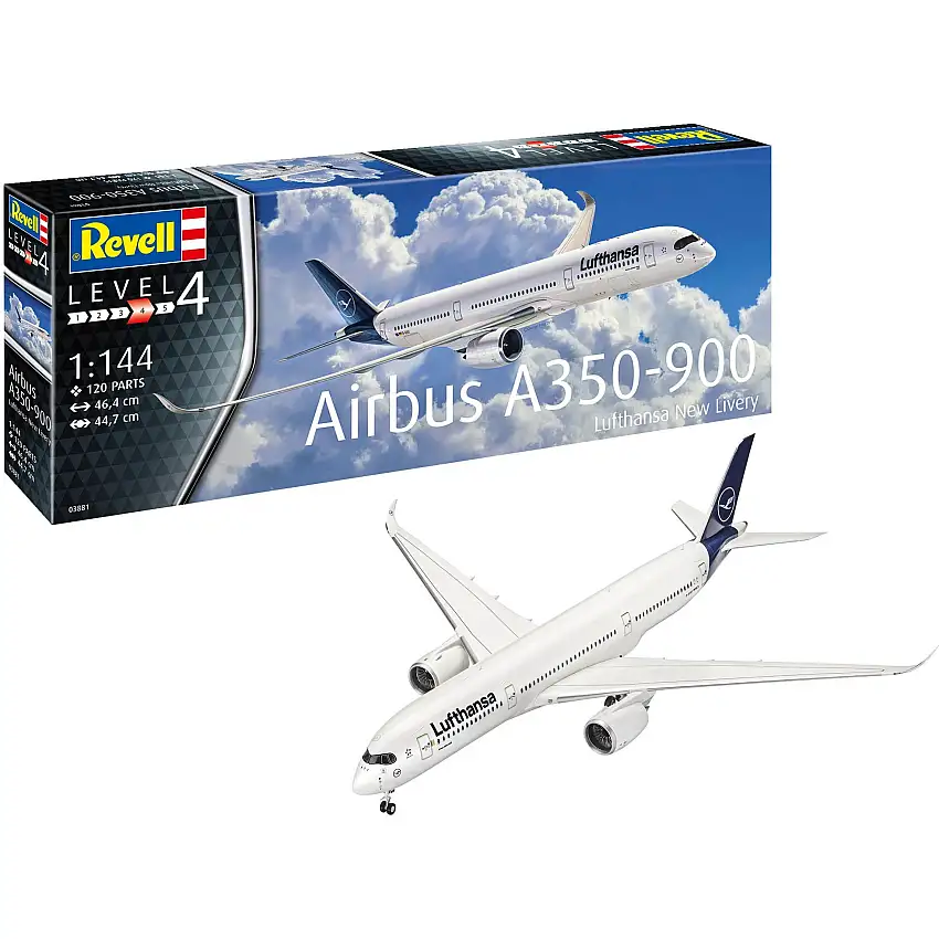 Revell of Germany 1/72 Airbus A350-900 Lufthansa New Livery