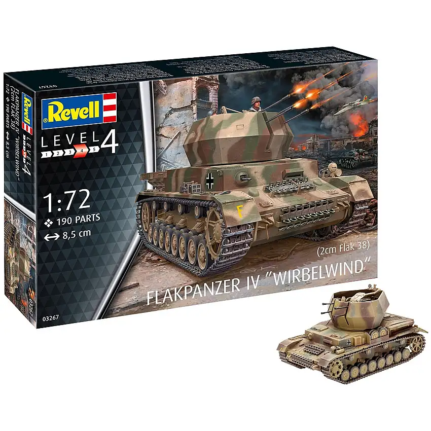 Revell of Germany 1/72 Flakpanzer IV Wirbelwind (2 cm Flak 38)