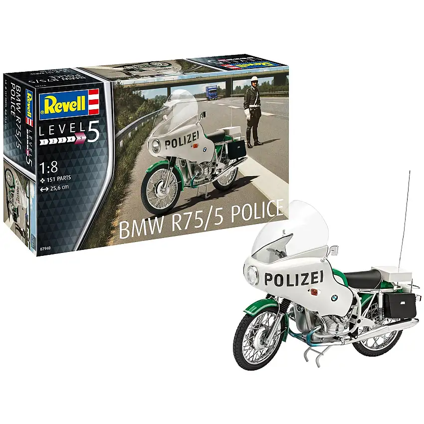 Revell of Germany 1/8 BMW R75/5 Police