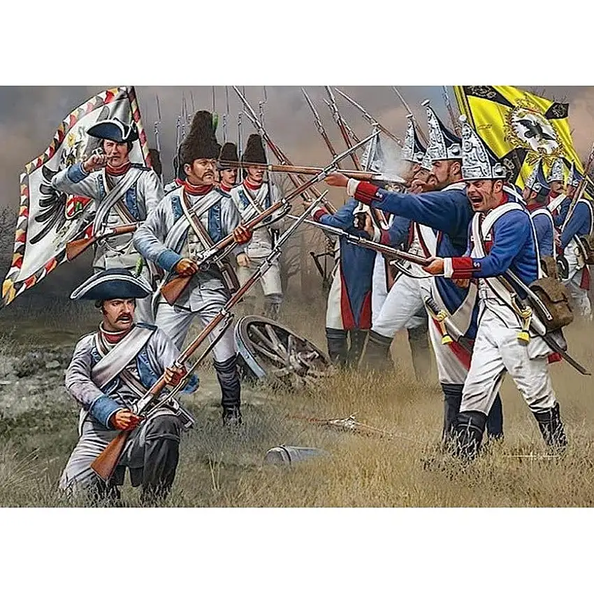 Revell of Germany 802452 1/72 7 Years War Austrian & Prussian Infantry Set