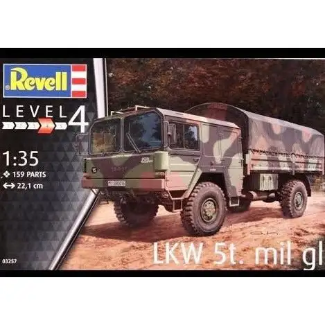 Revell of Germany 803257 1/35 LKW 5t. mil gl Model Tank