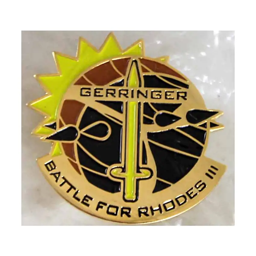 Battle for Rhodes III Pin - Gerringer