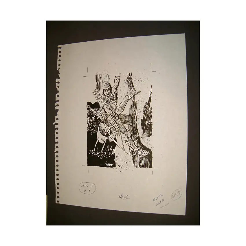 #17 TSR AD&D - Dungeoneer's Survival Guide - 5.5" x 7" Original Ink