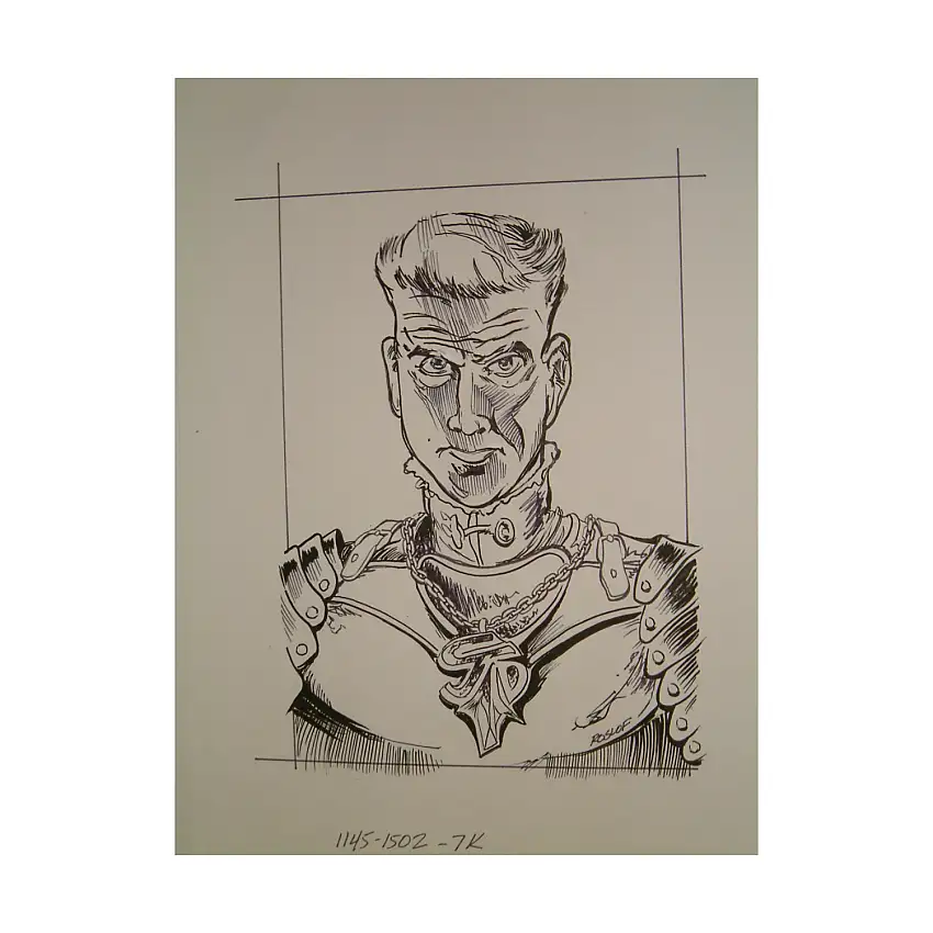 #2 TSR AD&D - The Rod of Seven Parts - 5.5" x 7" Original Ink