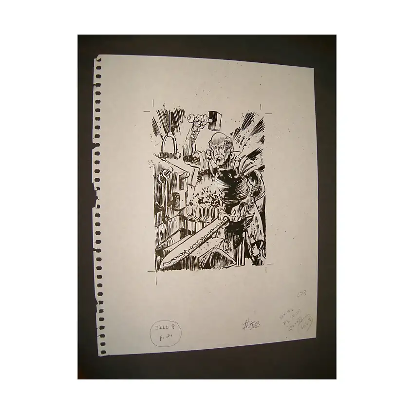 #20 TSR AD&D - Dungeoneer's Survival Guide - 5" x 7" Original Ink