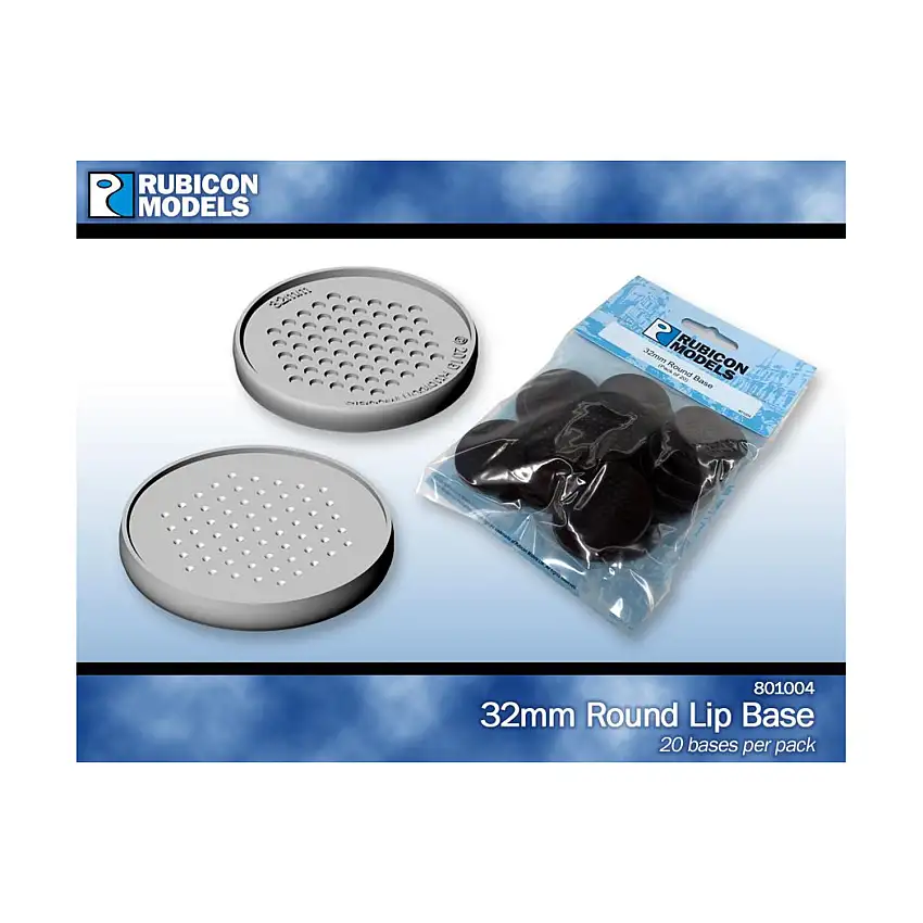 32mm Round Bases
