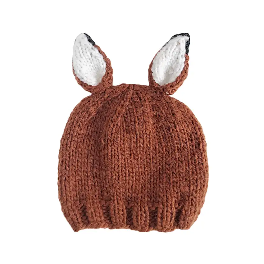 Rusty Fox Knit Hat, Cinnamon