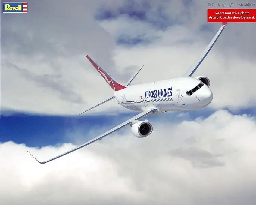B737-800 Turkish Airlines Commercial Airliner 1/144 Revell Germany