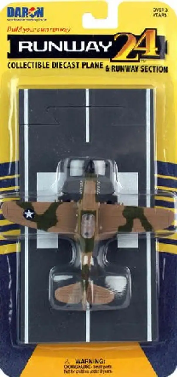 P40 Warhawk WWII Plane Runway 24