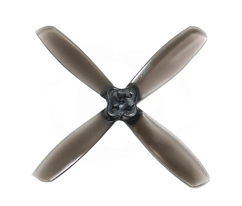 RotorX RX2535 2.5 Quad Blade Propellers - Smoke Black