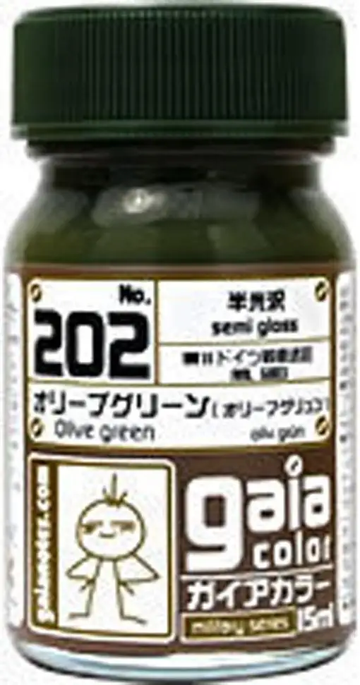 Gaia Military Color 202 Olive Green 15ML