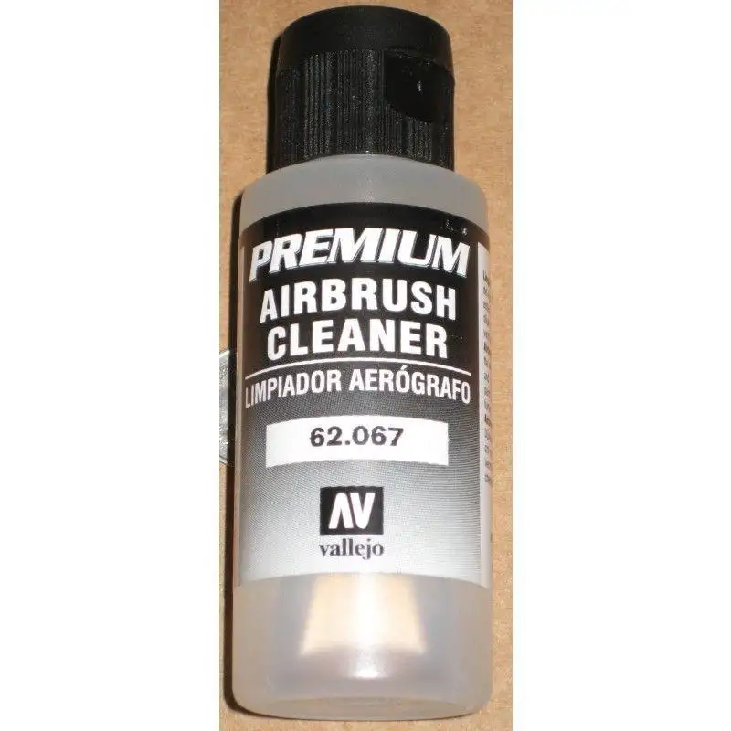 AIRBRUSH CLEANER - Vallejo Premium Model Acrylic 60ml Economy Bottle #62067