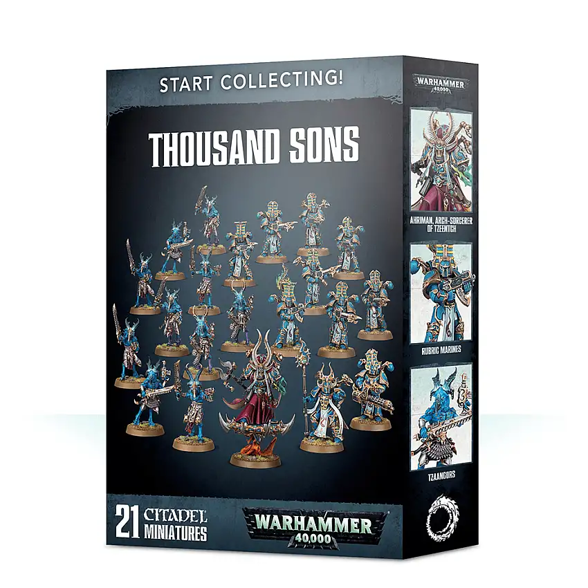 Start Collecting Thousand Sons Warhammer 40K Chaos NIB