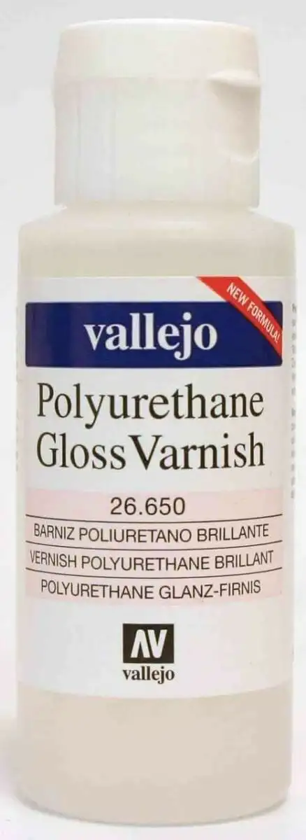 Vallejo Polyurethane Varnish - Gloss - 60ml bottle