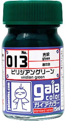 Gaia Basic Color 013 Gloss Viridian Green 15 ML