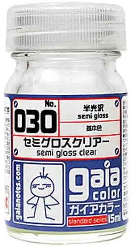 Gaia Clear Color 030 Semi Gloss Clear 15ML