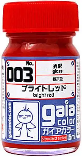 Gaia Basic Color 003 Gloss Bright Red 15ML