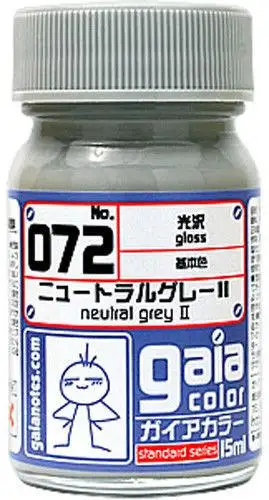 Gaia Basic Color 072 Gloss Neutral Grey II 15ML