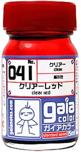 Gaia Clear Color 041 Clear Red 15ML