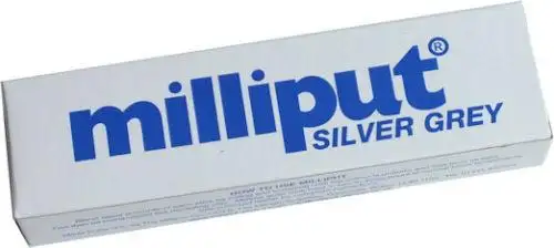 Milliput: Medium Silver-Grey 2-Part Self Hardening Putty (4oz Set)