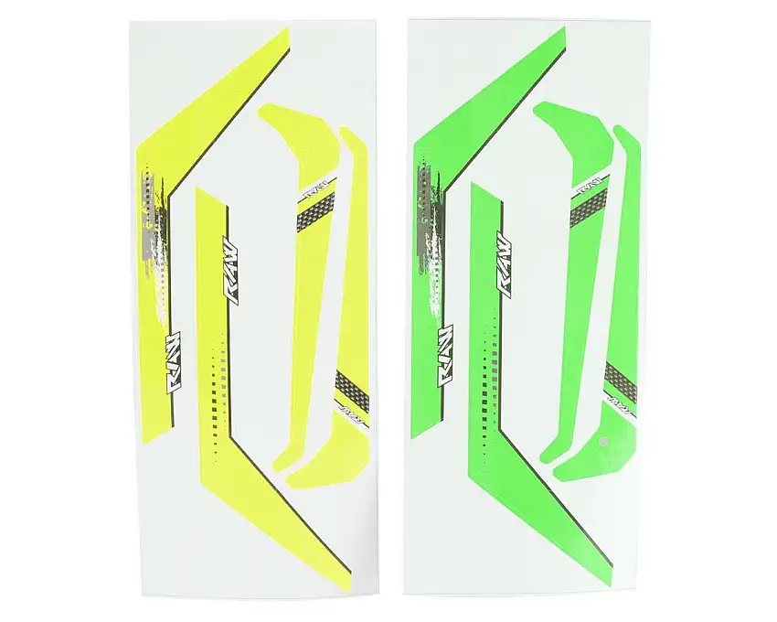 SAB Goblin Yellow/Green/White Frame & Fin Stickers