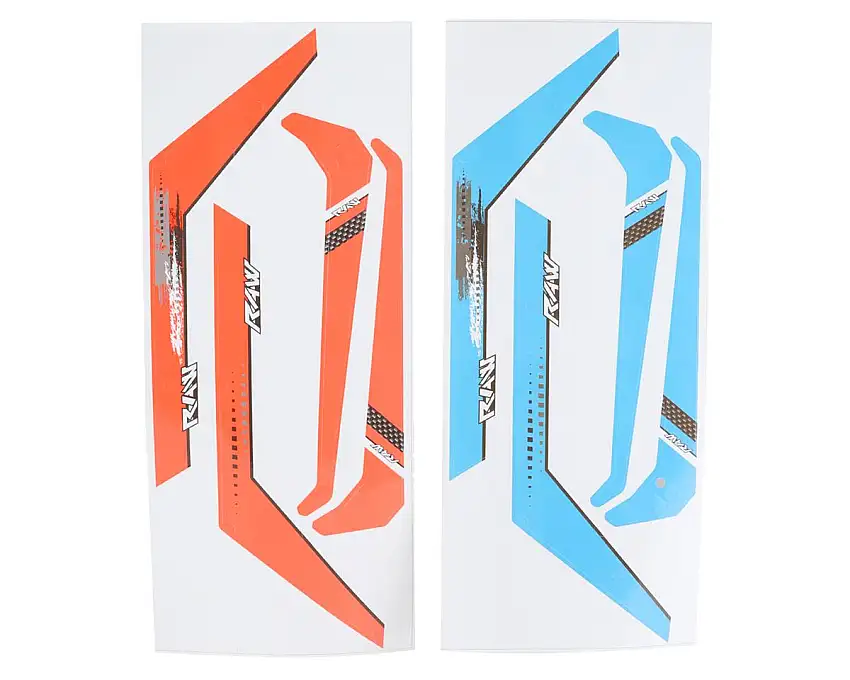 SAB Goblin Blue/Orange Frame & Fin Stickers