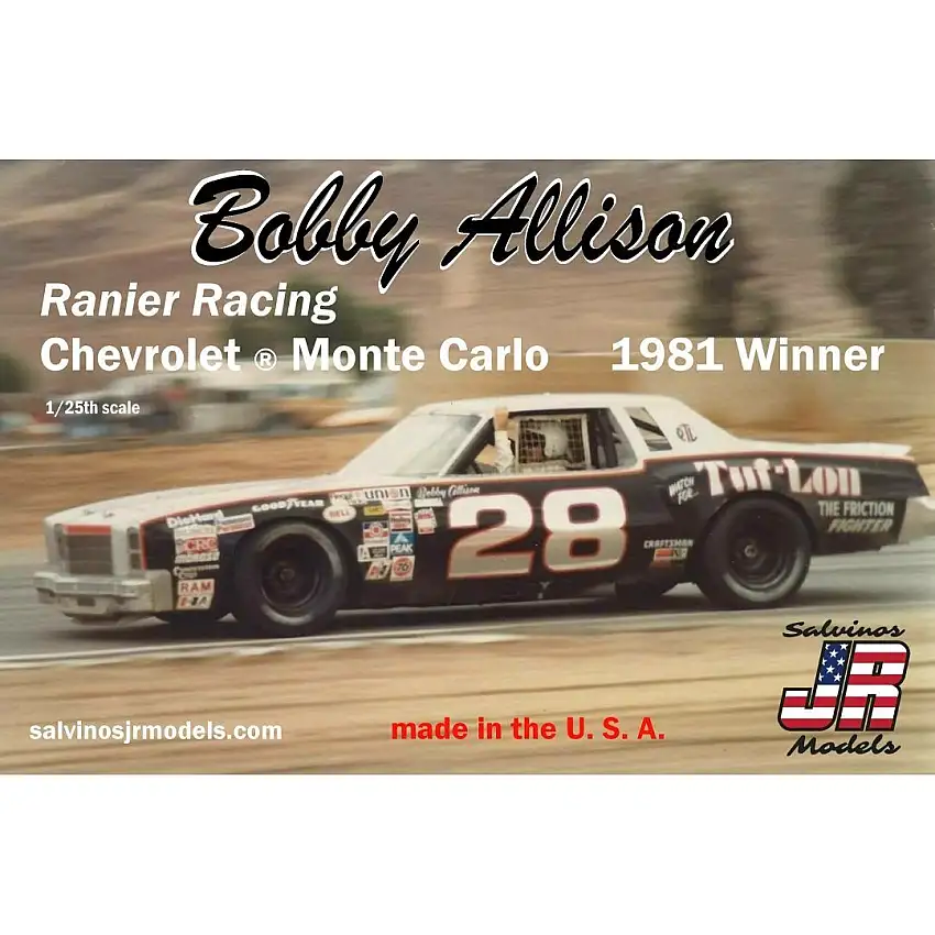 Salvinos JR 1/25 Bobby Allison's Chevrolet Monte Carlo 1981 Winner
