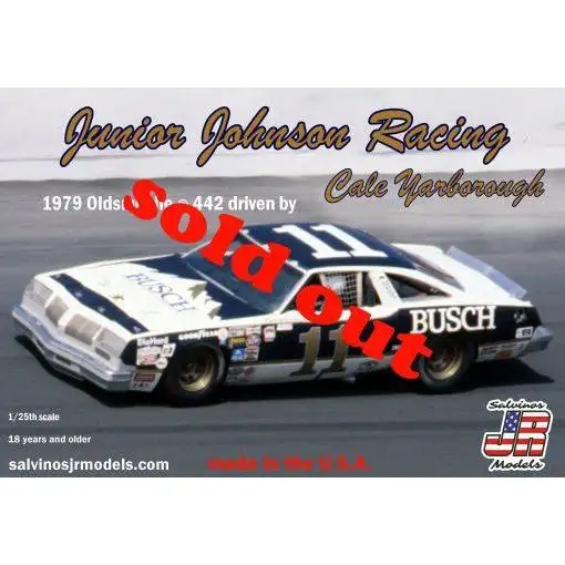 Salvinos JR 1/25 Junior Johnson Racing 1979 Oldsmobile 442 Driven By Cale Yarborough