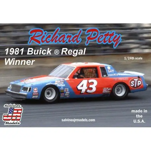 Salvinos JR 1/25 Richard Petty 1981 Winner BuickRegal