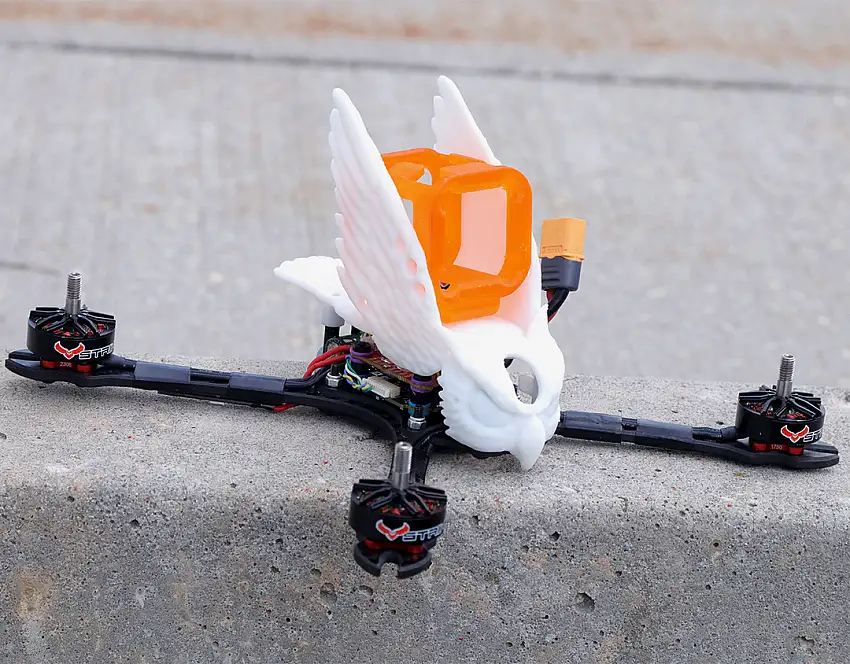 STRIX Screech-R Owl Jolson GoPro Pod - White/Orange