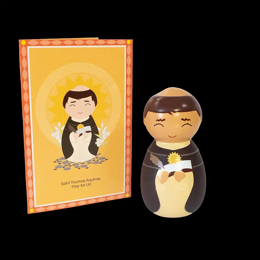 Saint Thomas Aquinas Shining Light Doll