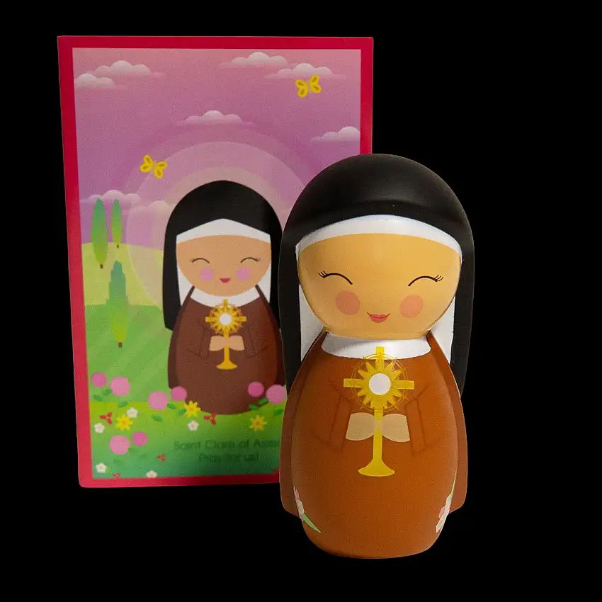 St. Clare Of Assisi Shining Light Doll
