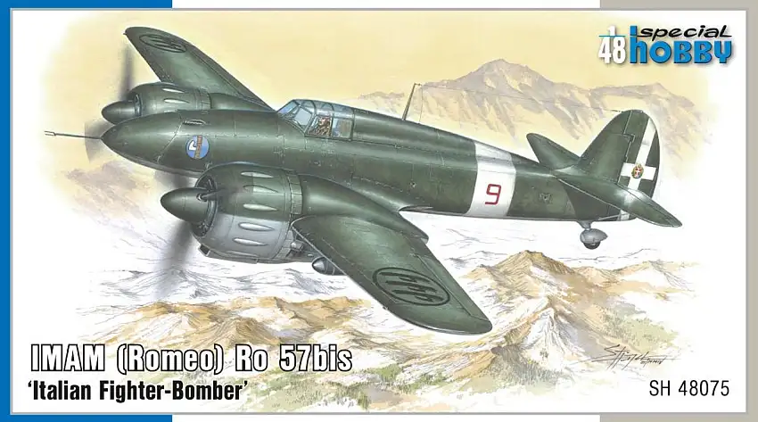 IMAM (Romeo) Ro57bis Italian Fighter Bomber 1/48 Special Hobby