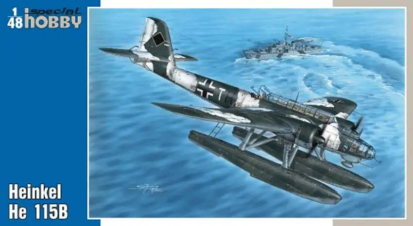 Heinkel He 115B Torpedo Bomber Floatplane 1/48 Special Hobby