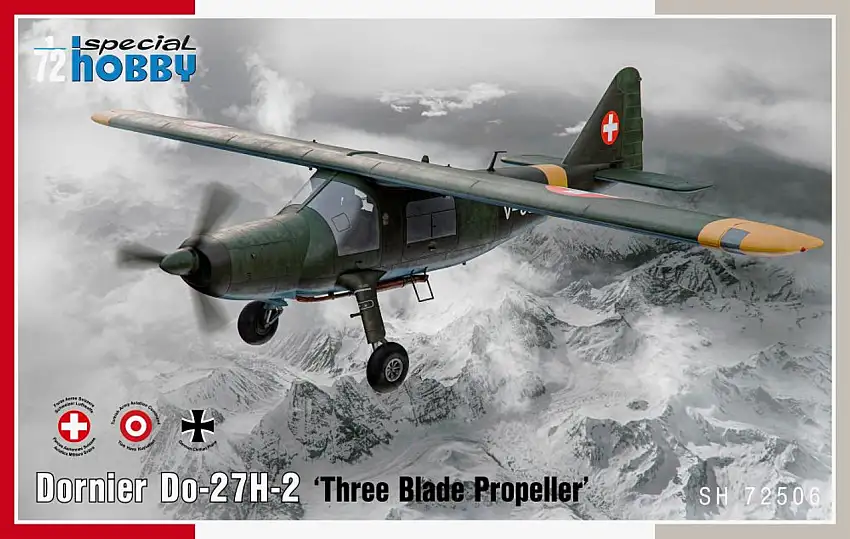 Dornier Do 27H-2 Three Blade Propeller Aircraft 1/72 Special Hobby