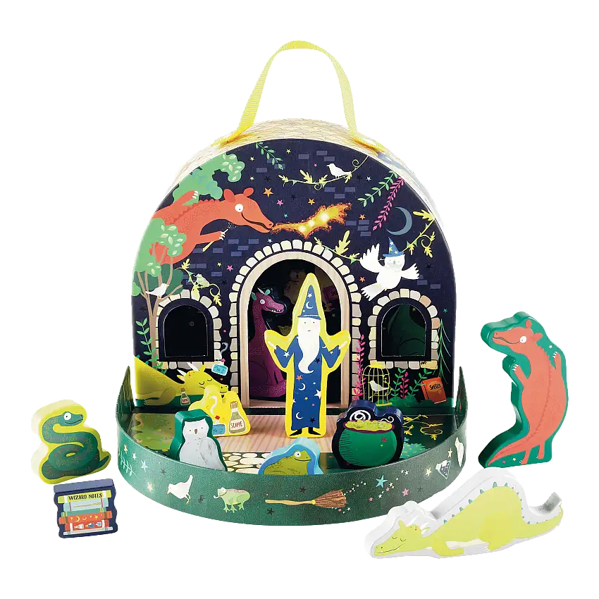 Playbox with Wooden Pieces - Spellbound