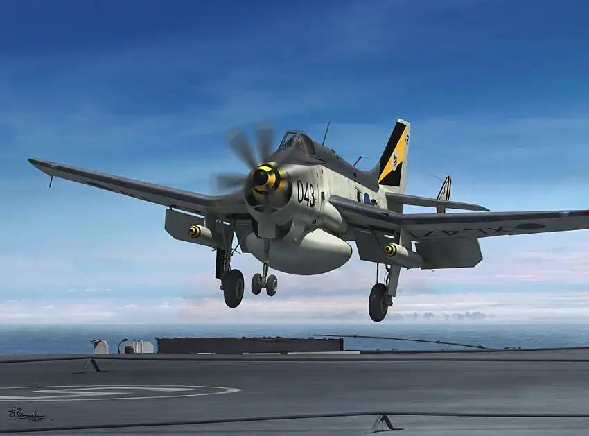 Fairey Gannet AEW3 HMS Aircraft 1/72 Sword Models