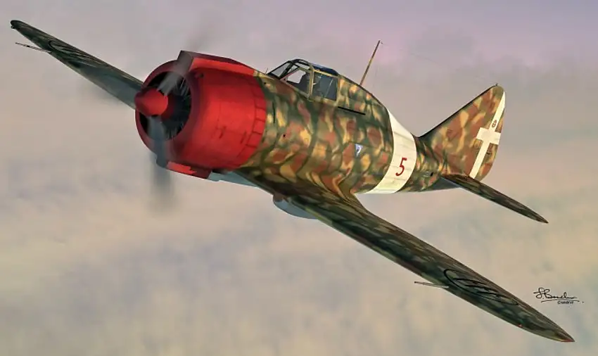 Reggiane Re 2000GA Falco Fighter 1/72 Sword Models