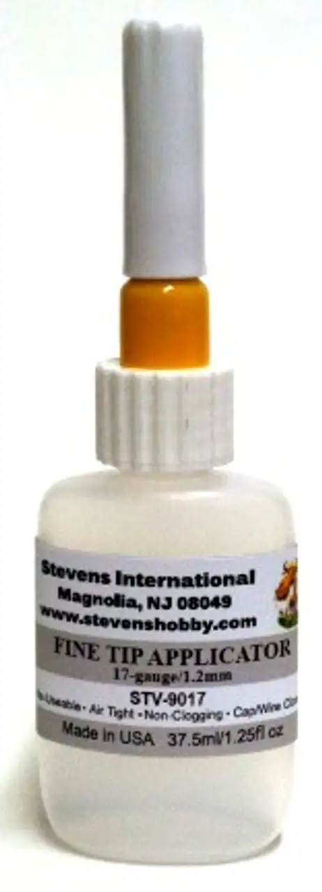 Needlepoint Bottle, Stainless Steel Applicator 17 Gauge, 1.2mm Stevens Motors