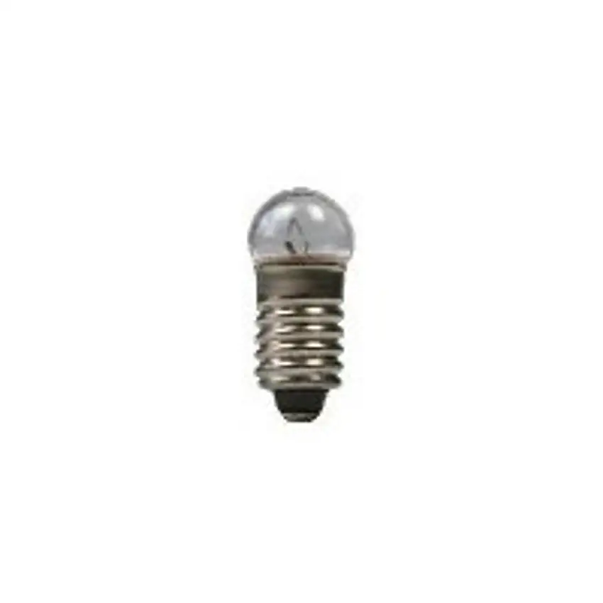 12v Clear Screw Base Small-Globe Bulb fits STV #49 (2/cd) Stevens Motors