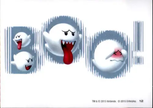 Super Mario Boo Dog Tag Decal Sticker #12