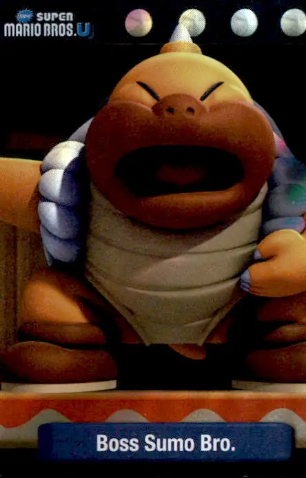 Super Mario Boss Sumo Bro. Dog Tag Trading Card #26