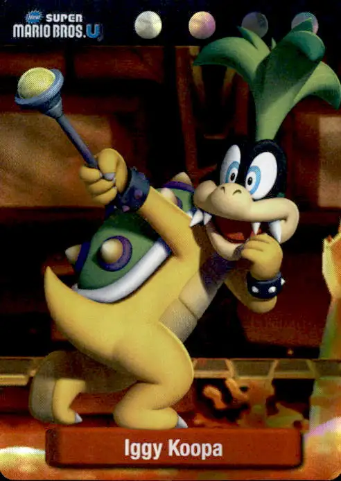 Super Mario Iggy Koopa Dog Tag Trading Card #22