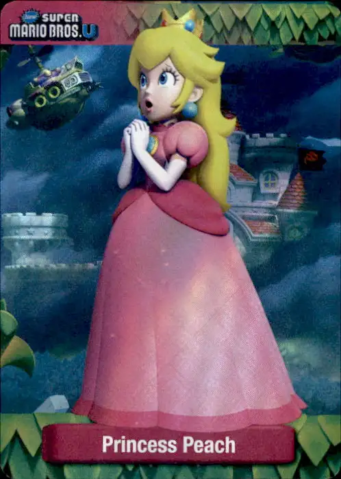 Super Mario Princess Peach Dog Tag Trading Card #3