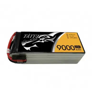 Tattu 9000mAh 6S 25C 22.2V Lipo Battery Pack with NA Plug