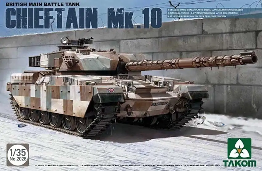 Chieftain Mk.10 British Main Battle Tank 1/35 Takom